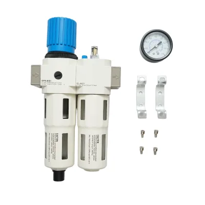 Filtro aria e lubrificatore con regolatore di pressione max. 1,6 MPa, attacco 1/2