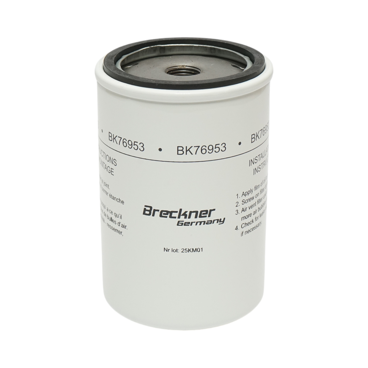 Filtro carburante Massey Ferguson, Case IH, Claas, Deutz, Fendt, New Holland 81x122mm, filettatura M16x1,5 codice OEM P553004, SN039