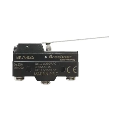 Finecorsa a leva 125-250V AC/DC 15A Breckner Germany