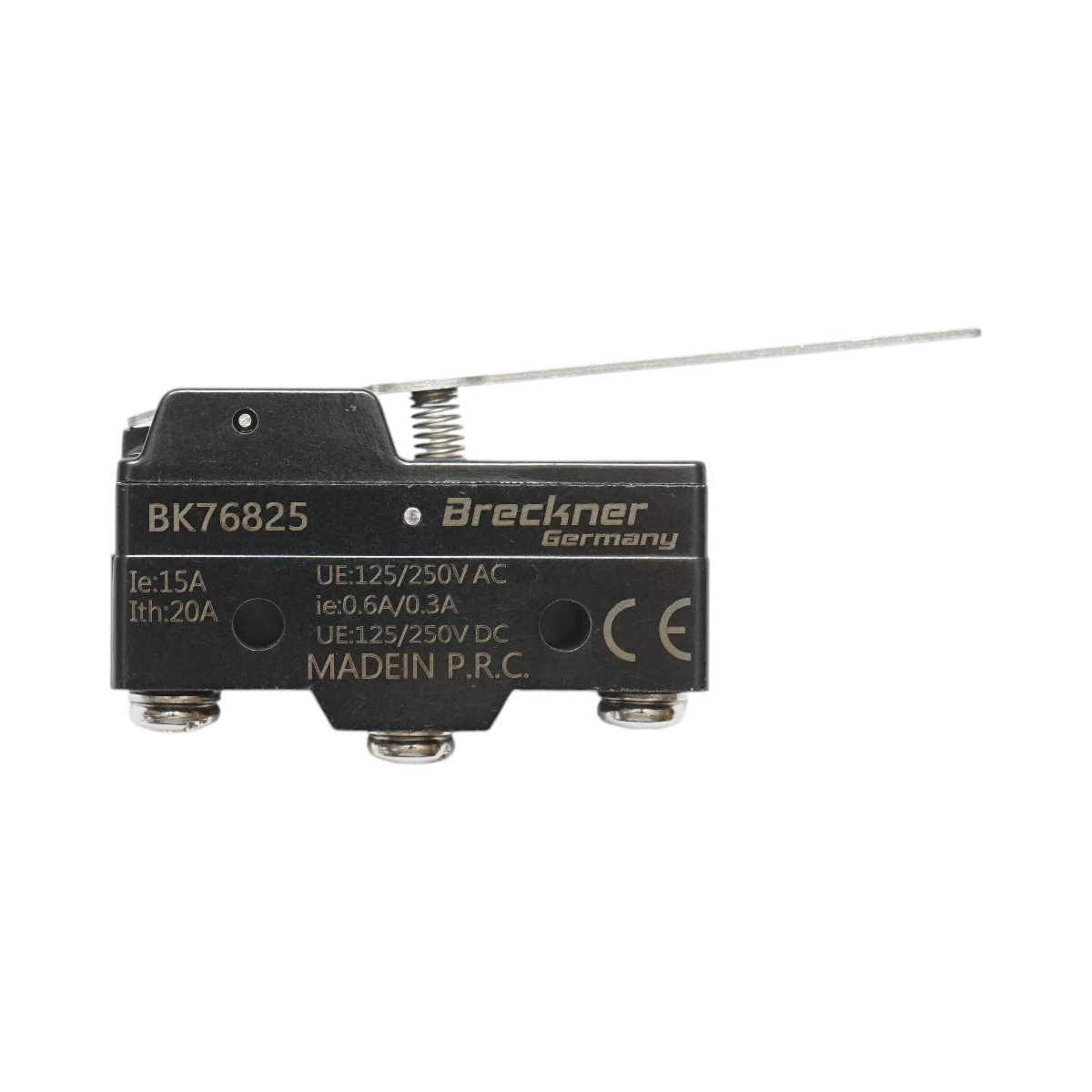 Finecorsa a leva 125-250V AC/DC 15A Breckner Germany