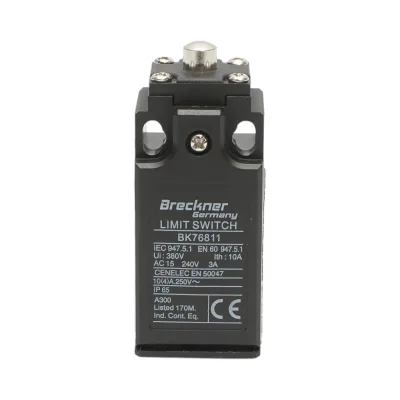 Finecorsa con attuatore a pistone 250V/380V, 10A IP65 Breckner Germany