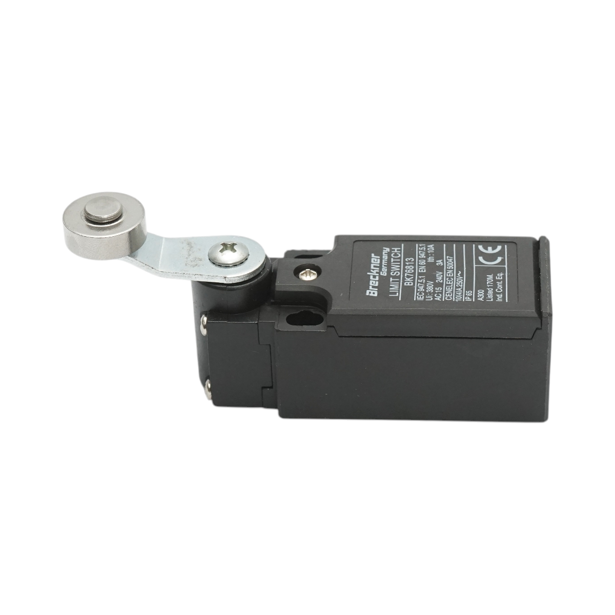 Finecorsa con attuatore a pistone e braccio corto regolabile 250V/380V, 10A IP65 - immagine 2