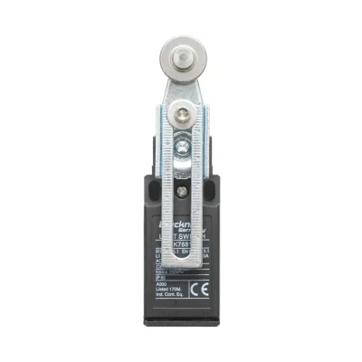 Finecorsa con attuatore a pistone e braccio lungo regolabile 250V/380V, 10A IP65 Breckner Germany