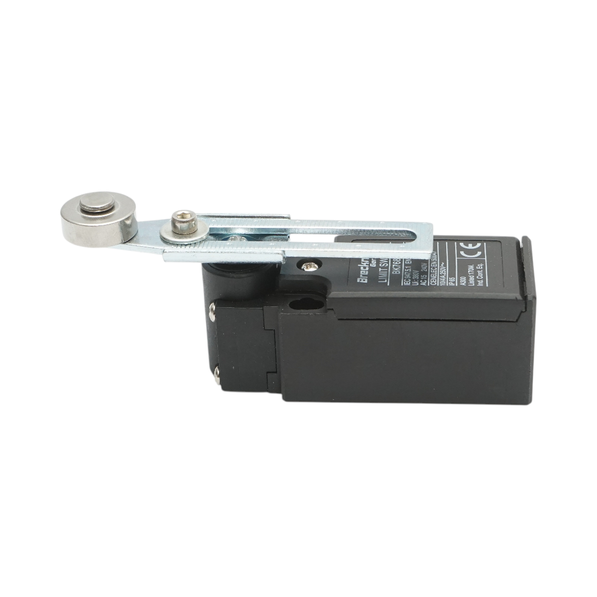 Finecorsa con attuatore a pistone e braccio lungo regolabile 250V/380V, 10A IP65 Breckner Germany - immagine 2