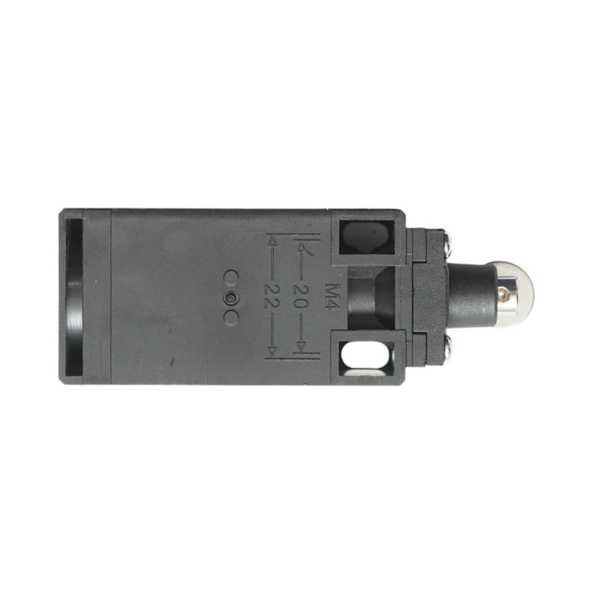 Finecorsa con attuatore a pistone e rullo orizzontale 250V/380V, 10A IP65 Breckner Germany - immagine 3