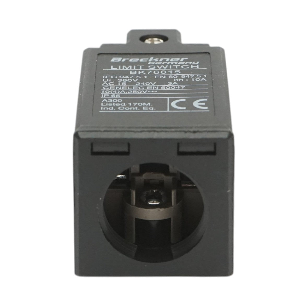 Finecorsa con attuatore a pistone e rullo orizzontale 250V/380V, 10A IP65 Breckner Germany - immagine 5