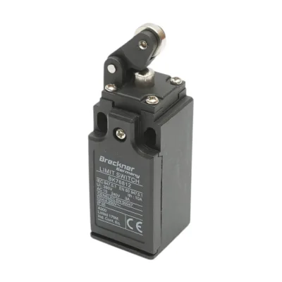 Finecorsa con attuatore a pistone, rullo orizzontale e braccio corto 250V/380V, 10A IP65 Breckner Germany - immagine 4