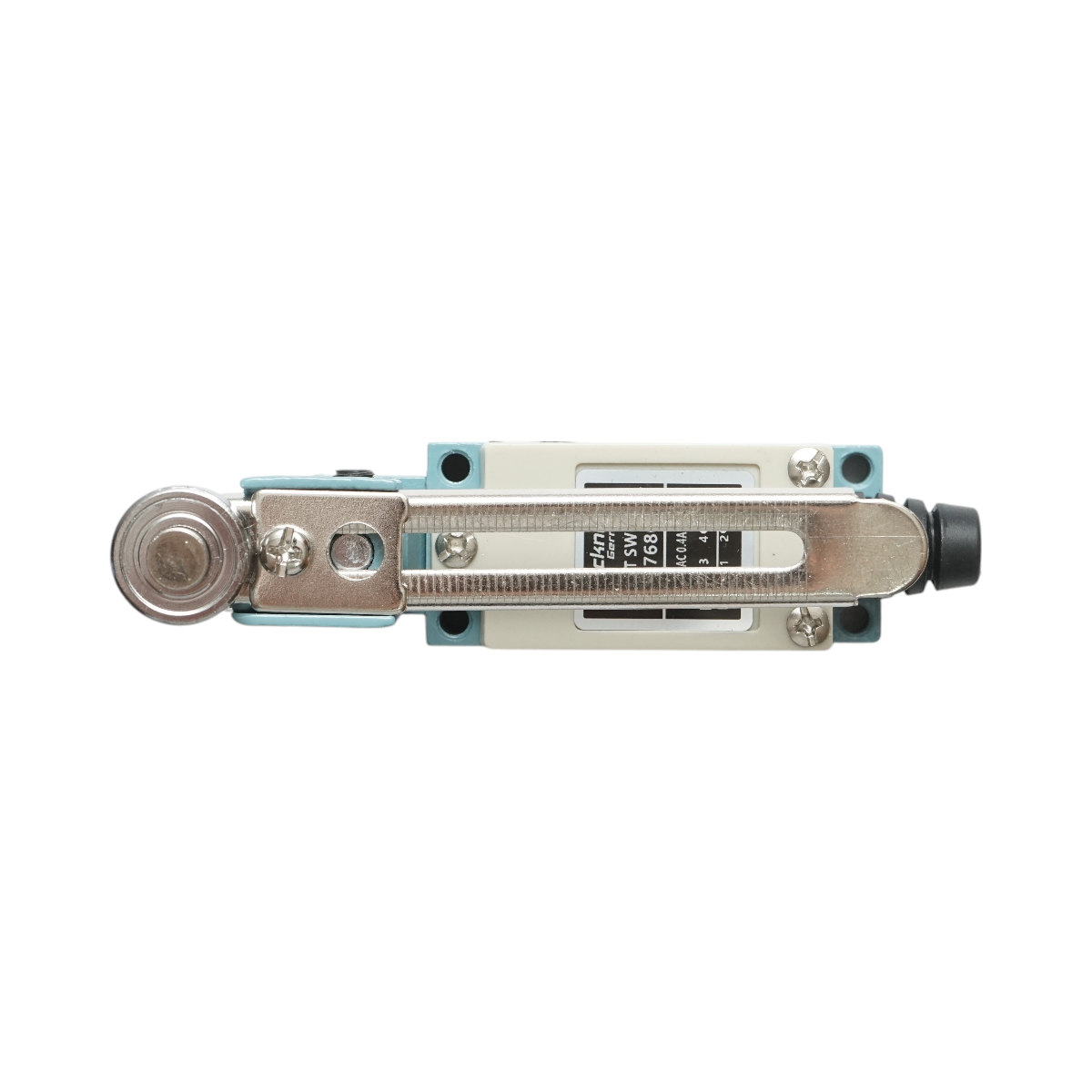 Finecorsa con braccio regolabile e rullo NO+NC 250V AC 5A/115V DC 0,4A Breckner Germany - immagine 2