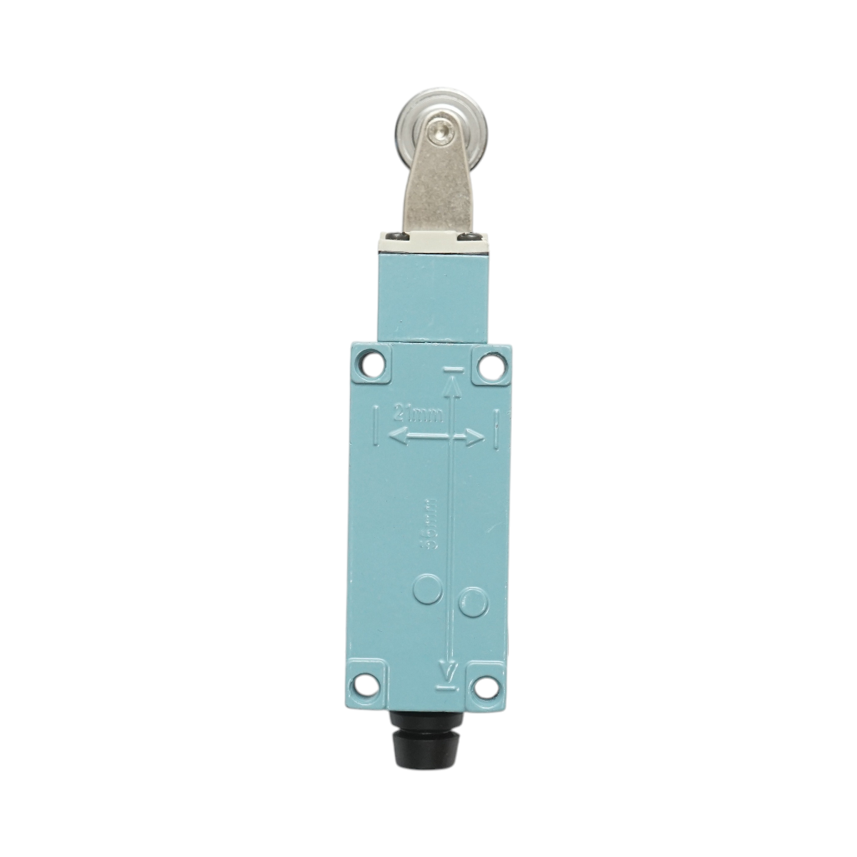 Finecorsa con braccio regolabile e rullo orizzontale NO+NC 250V AC 5A/115V DC 0,4A Breckner Germany - immagine 4
