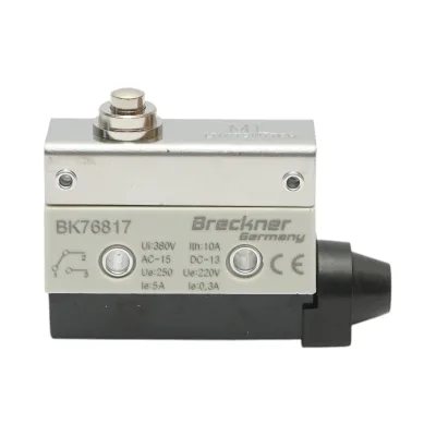Finecorsa con pulsante a pressione breve 380V AC/250V DC Breckner Germany
