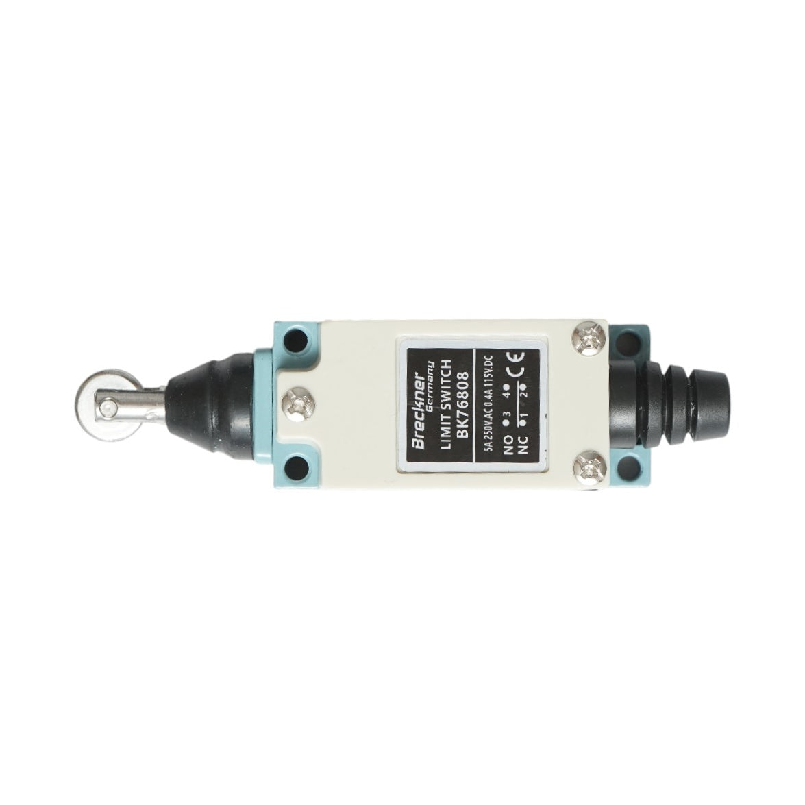 Finecorsa con rullo orizzontale NO+NC 250V AC 5A/115V DC 0,4A Breckner Germany - immagine 2