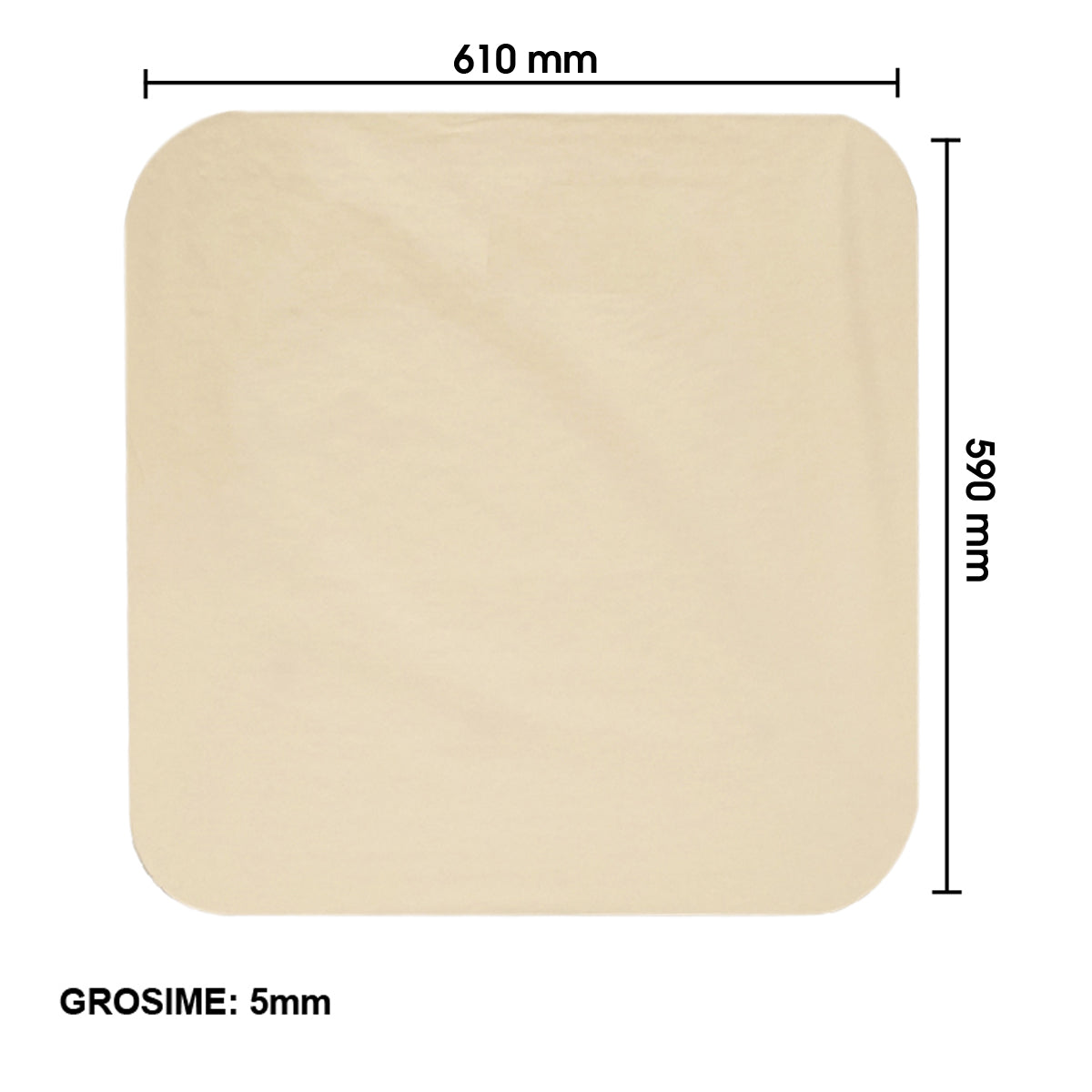 Finestra 590x610mm porta per trattore forestale