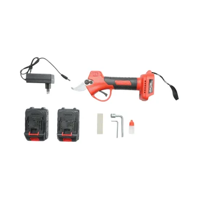 Forbici da giardino elettriche con 2 batterie 36V, 1.5Ah agli ioni di litio, 100W, diametro di taglio 0-25mm, pulsante di sicurezza Breckner Germany - immagine 6