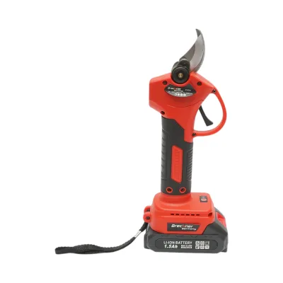 Forbici da giardino elettriche con 2 batterie 36V, 1.5Ah agli ioni di litio, 100W, diametro di taglio 0-25mm, pulsante di sicurezza Breckner Germany - immagine 5