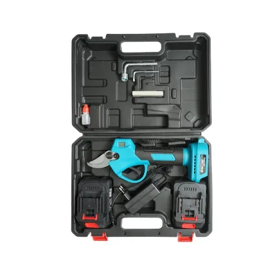 Forbici da giardino elettriche con 2 batterie 36V, 2Ah agli ioni di litio, 100W, display digitale, diametro di taglio 0-25mm Breckner Germany - immagine 3