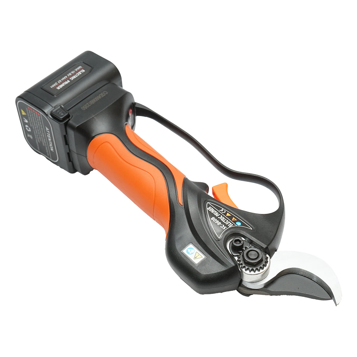 Forbici da giardino elettriche da 900 W con 2 batterie agli ioni di litio da 16,8 V, diametro 0-32 mm - immagine 5
