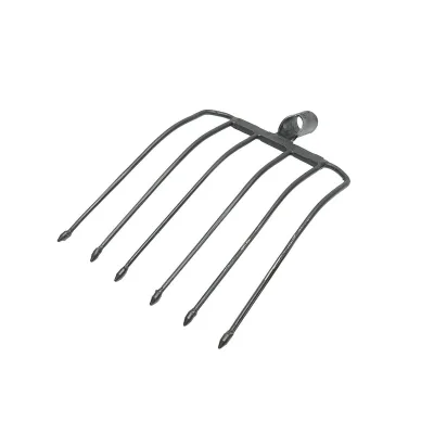 FORCA 6 Denti Curvata Senza Manico Forcone - immagine 2