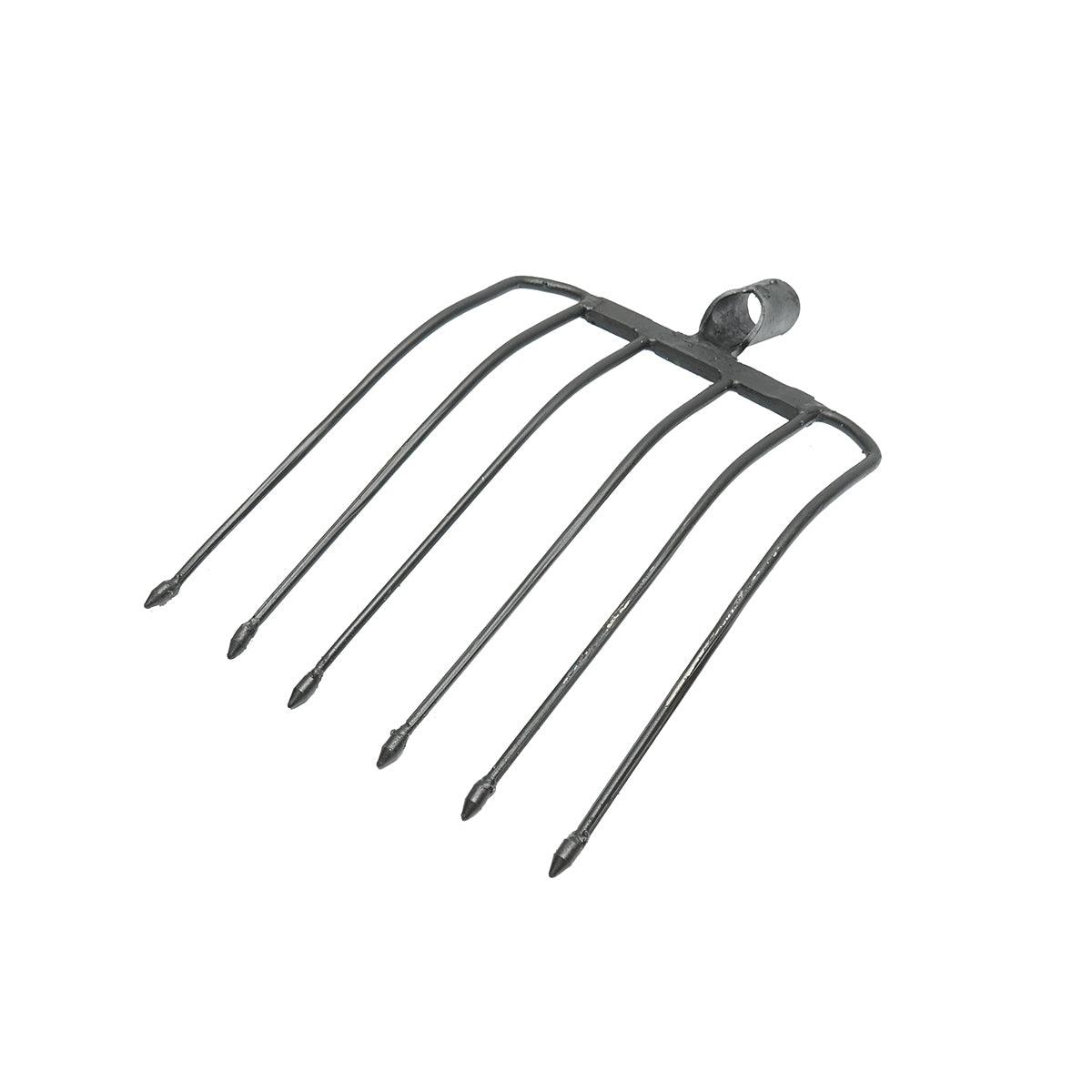FORCA 6 Denti Curvata Senza Manico Forcone - immagine 2