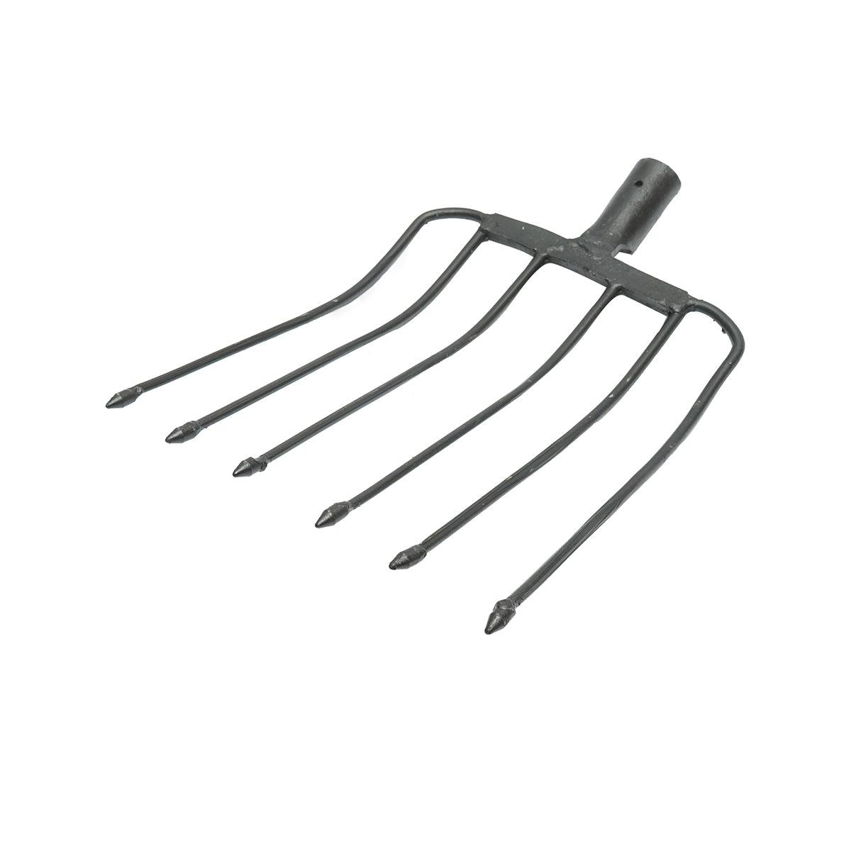 FORCA 6 Denti Curvata Senza Manico Forcone - immagine 4
