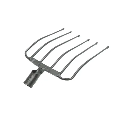 FORCA 6 Denti Curvata Senza Manico Forcone - immagine 3
