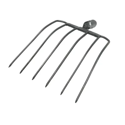 Forca in metallo con 6 denti - immagine 2