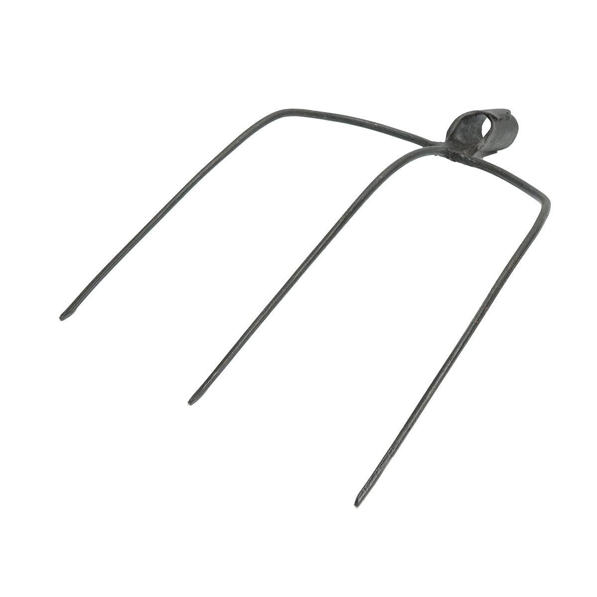 Forca per fieno in acciaio forgiato con 3 denti 220x320x430mm - immagine 2