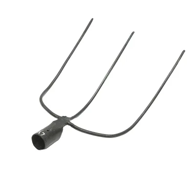 Forca per fieno in acciaio forgiato con 3 denti 220x320x430mm - immagine 4