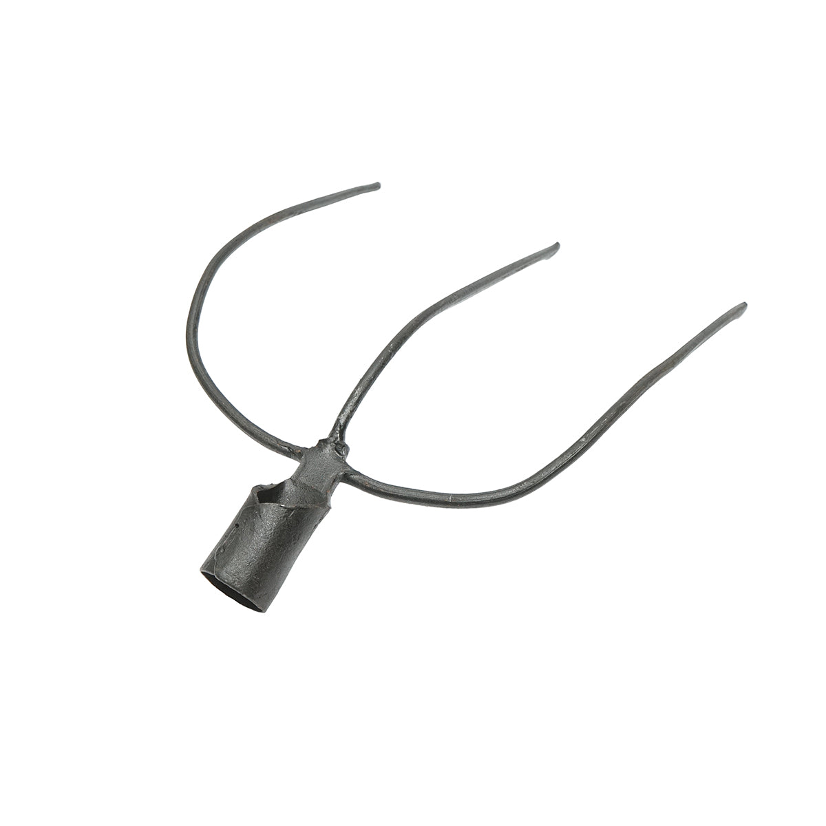 Forca per fieno in acciaio forgiato con 3 denti 220x320x430mm - immagine 3