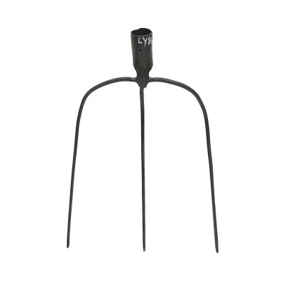 Forca per fieno in acciaio forgiato con 3 denti 220x320x430mm