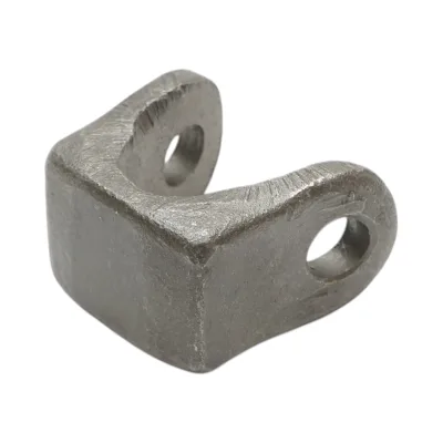 Forcella di montaggio per cerniera rimorchio auto 41x34x30mm - immagine 2