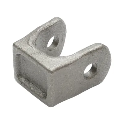 Forcella di montaggio per cerniera rimorchio auto 41x34x30mm - immagine 2
