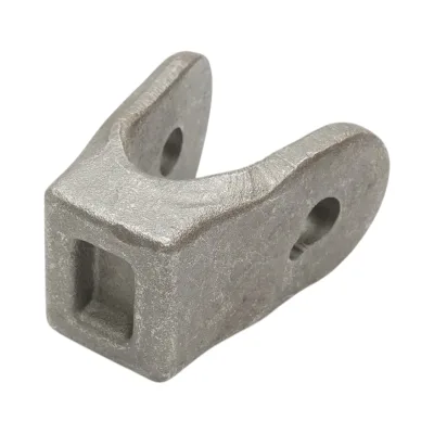 Forcella di montaggio per cerniera rimorchio saldabile 102x75x45mm - immagine 2