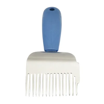 Forchetta apicola per disopercolare in acciaio inox con manico in plastica, 190 mm. - immagine 3