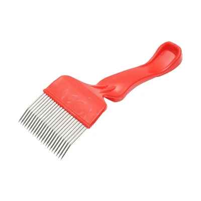 Forchetta per disopercolare in acciaio inox con manico in plastica, 205 mm Forchetta per Apicoltore - immagine 2