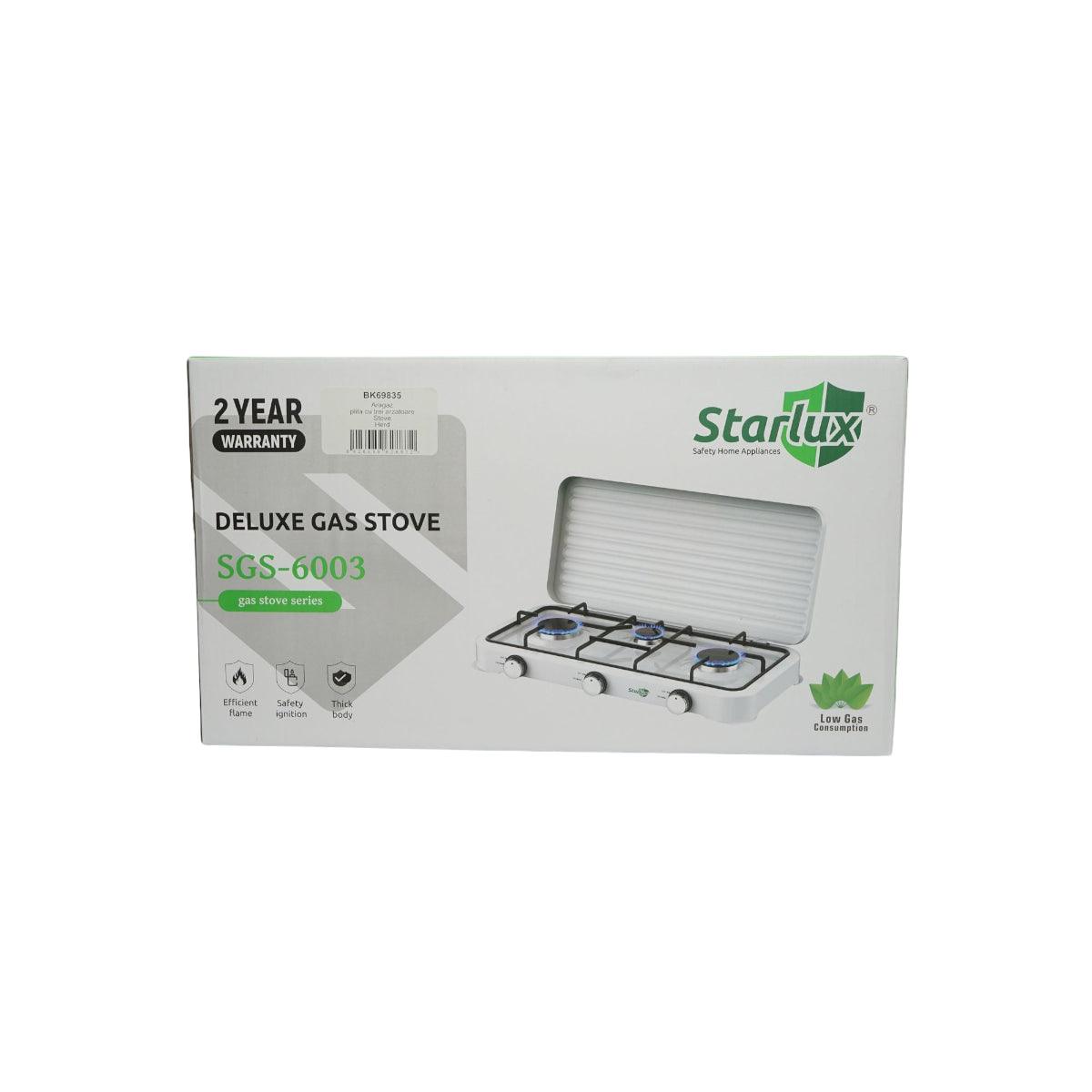 Fornello a gas con 3 fuochi SGS-6003 Fornello a gas Campeggio Camper - immagine 5