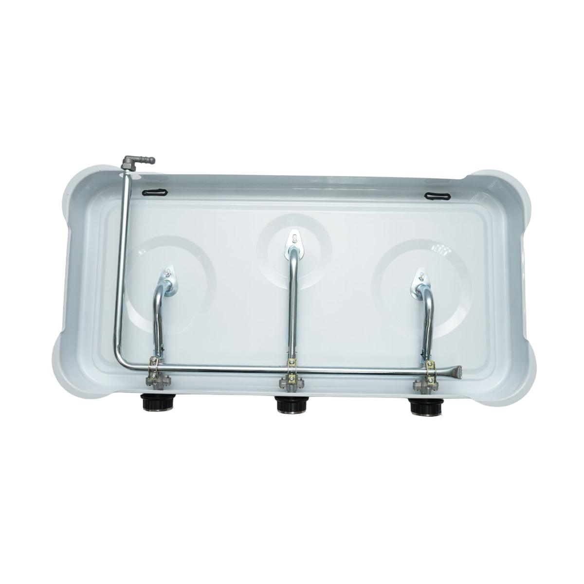 Fornello a gas con 3 fuochi SGS-6003 Fornello a gas Campeggio Camper - immagine 4