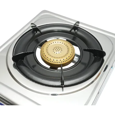 Fornello a Gas, 1 Bruciatore in Ghisa, 2,5 KW, Acciaio Inox, Fornello a gas Campeggio Camper Giardino Breckner Germany - immagine 5