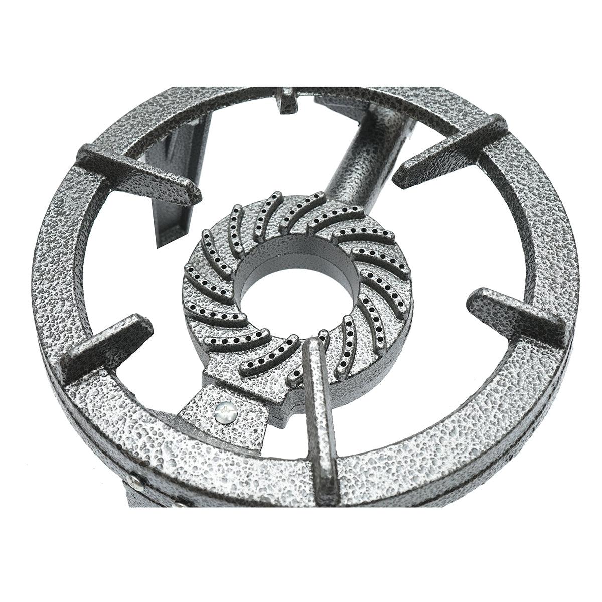 Fornellone a Gas Portatile in Ghisa, 280 x 106 mm, Bruciatore 103 mm, 4 kg, Fornello Ghisa per Campeggio e Esterni - immagine 2