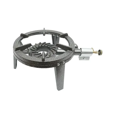 Fornellone a Gas Portatile in Ghisa, 280 x 106 mm, Bruciatore 103 mm, 4 kg, Fornello Ghisa per Campeggio e Esterni - immagine 4