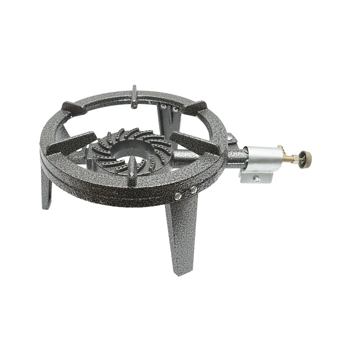 Fornellone a Gas Portatile in Ghisa, 280 x 106 mm, Bruciatore 103 mm, 4 kg, Fornello Ghisa per Campeggio e Esterni - immagine 4