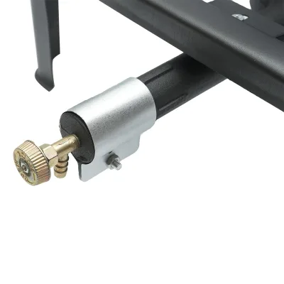 Fornellone a Gas Portatile in Ghisa, 4 Piedi, 400 x 400 x 106 mm, Bruciatore 107 mm Fornello Ghisa per Campeggio e Esterni - immagine 4