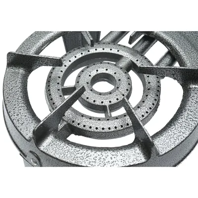 Fornellone, bruciatore a gas in ghisa a 3 gambe 300x107mm - immagine 2