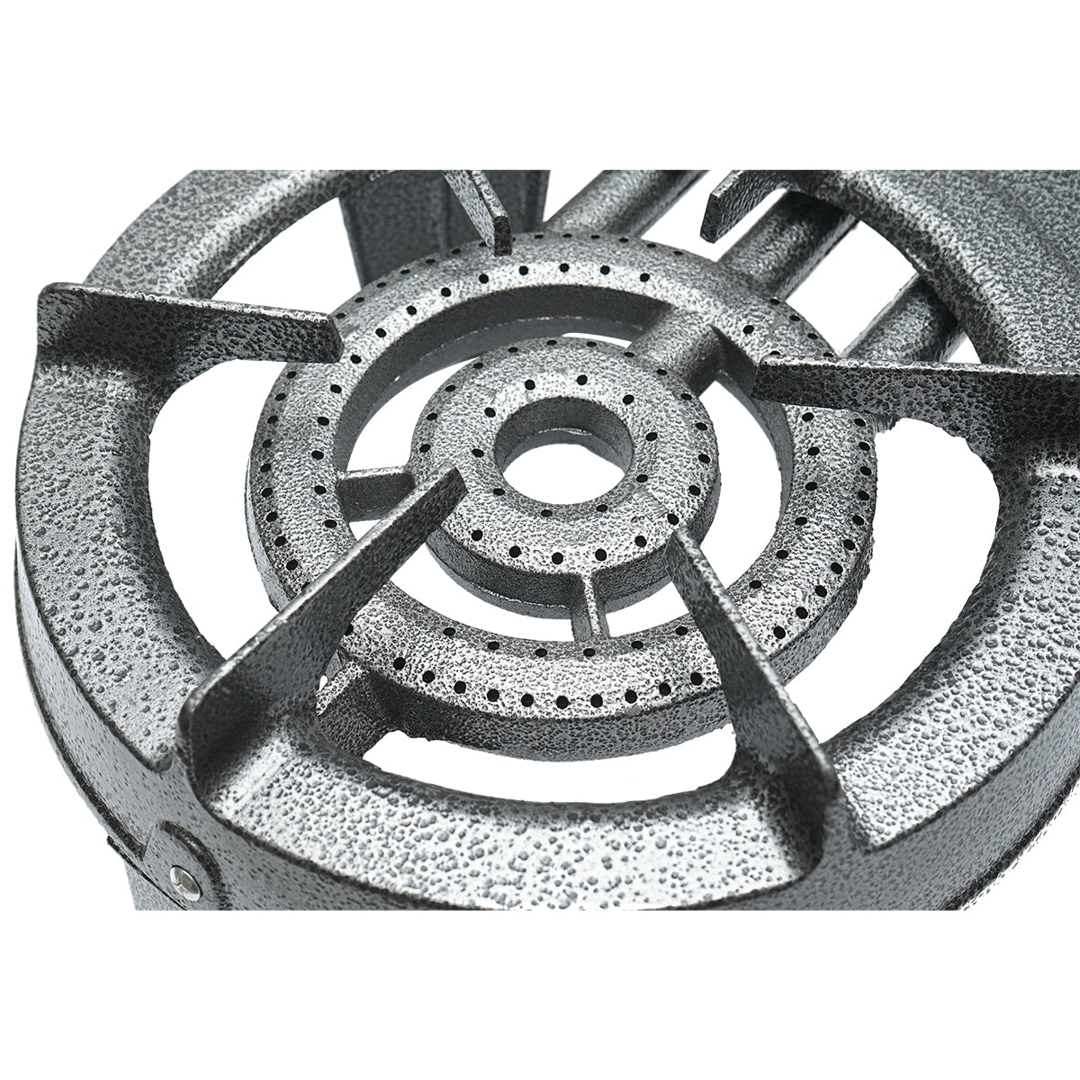 Fornellone, bruciatore a gas in ghisa a 3 gambe 300x107mm - immagine 2
