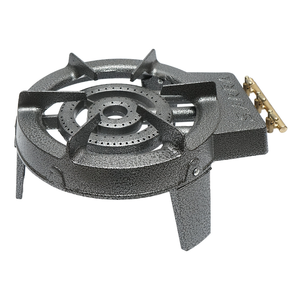 Fornellone, bruciatore a gas in ghisa a 3 gambe 300x107mm - immagine 4