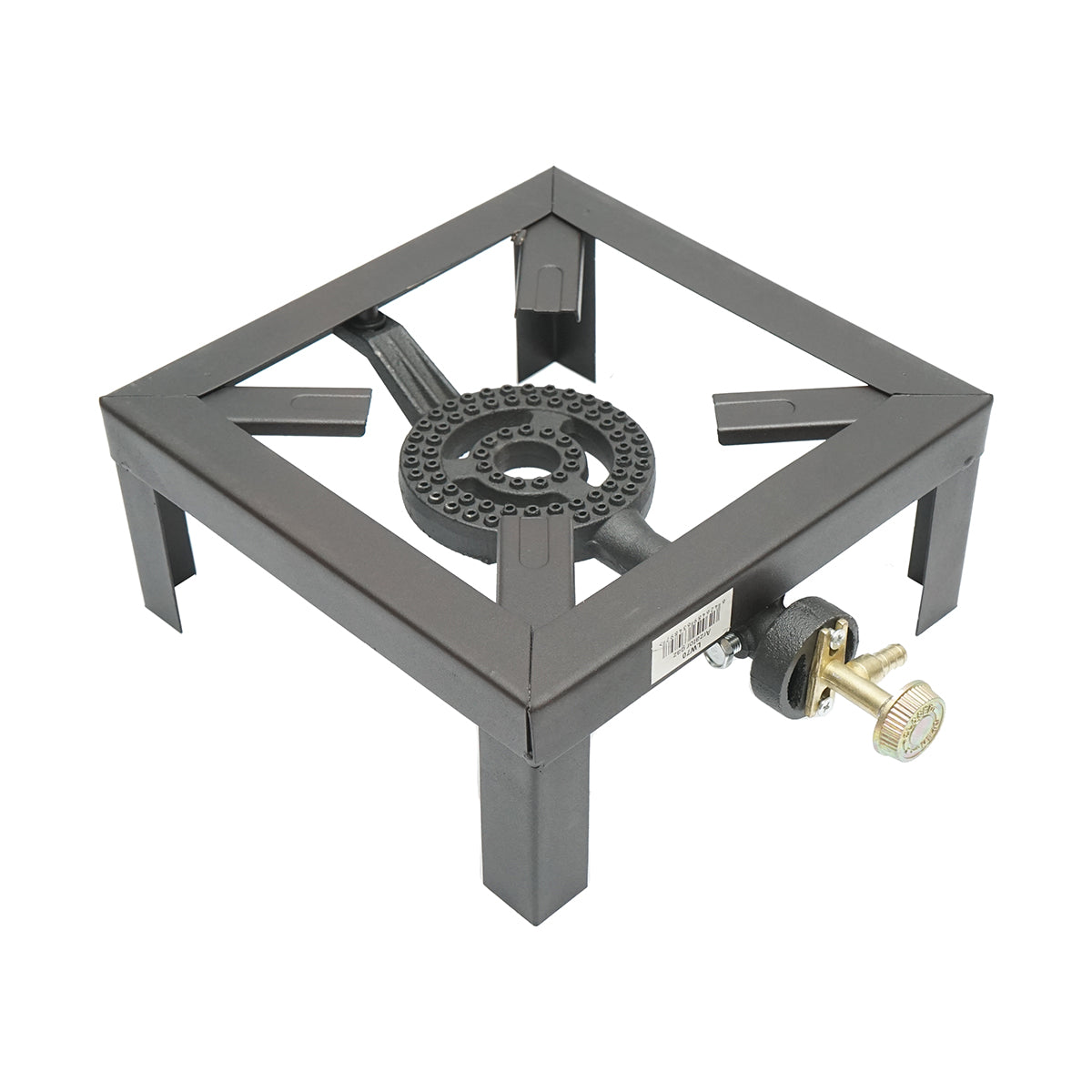 Fornellone, bruciatore a gas quadrato con 4 gambe 250x250x100mm - immagine 4