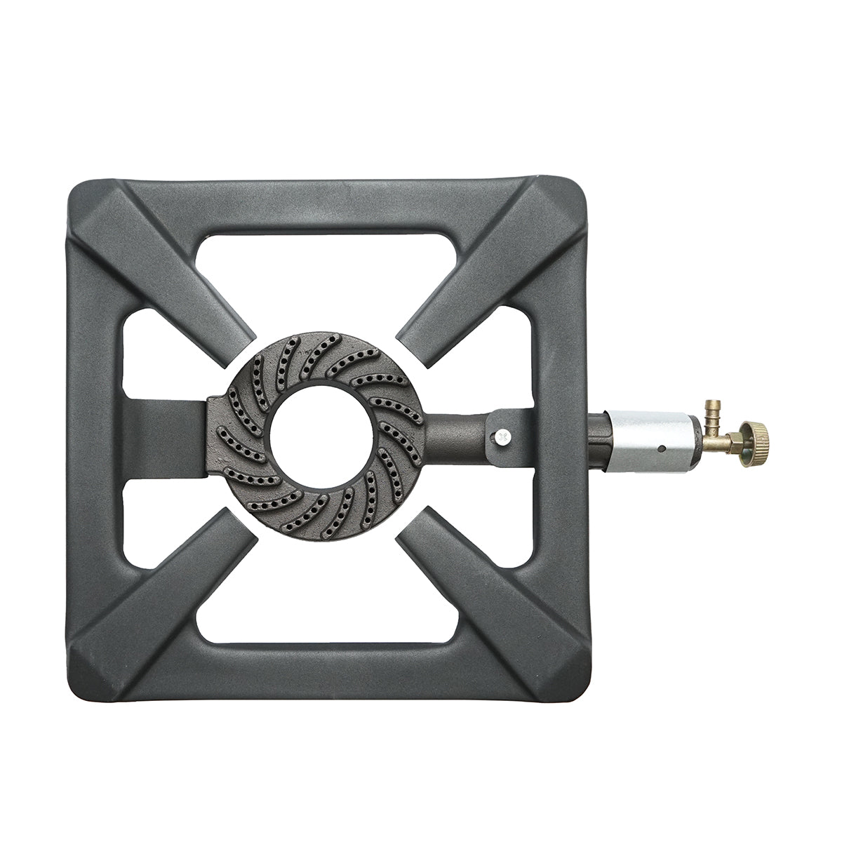 Fornellone, bruciatore a gas quadrato con 4 gambe 400x400x150mm - immagine 4