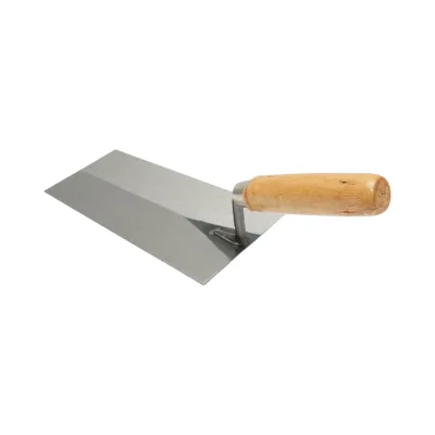 Frattazzo in acciaio inox con lama flessibile 200 × 125 × 100 mm - immagine 2