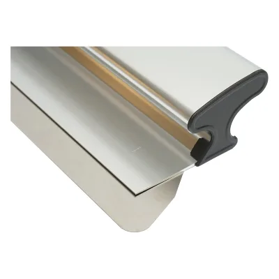 Frattazzo professionale in acciaio inox 50 cm con 2 lame 8,8 × 55 cm - immagine 6