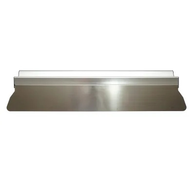 Frattazzo professionale in acciaio inox 50 cm con 2 lame 8,8 × 55 cm - immagine 2
