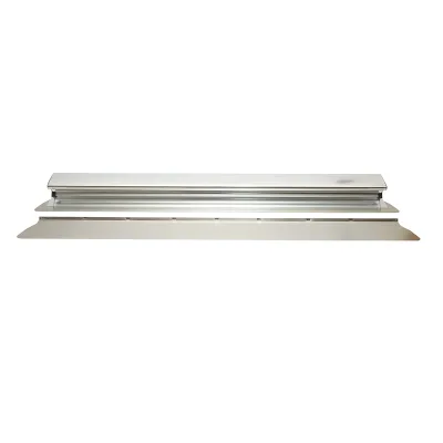 Frattazzo professionale in acciaio inox da 95 cm con 2 lame 8,8 × 100 cm - immagine 2